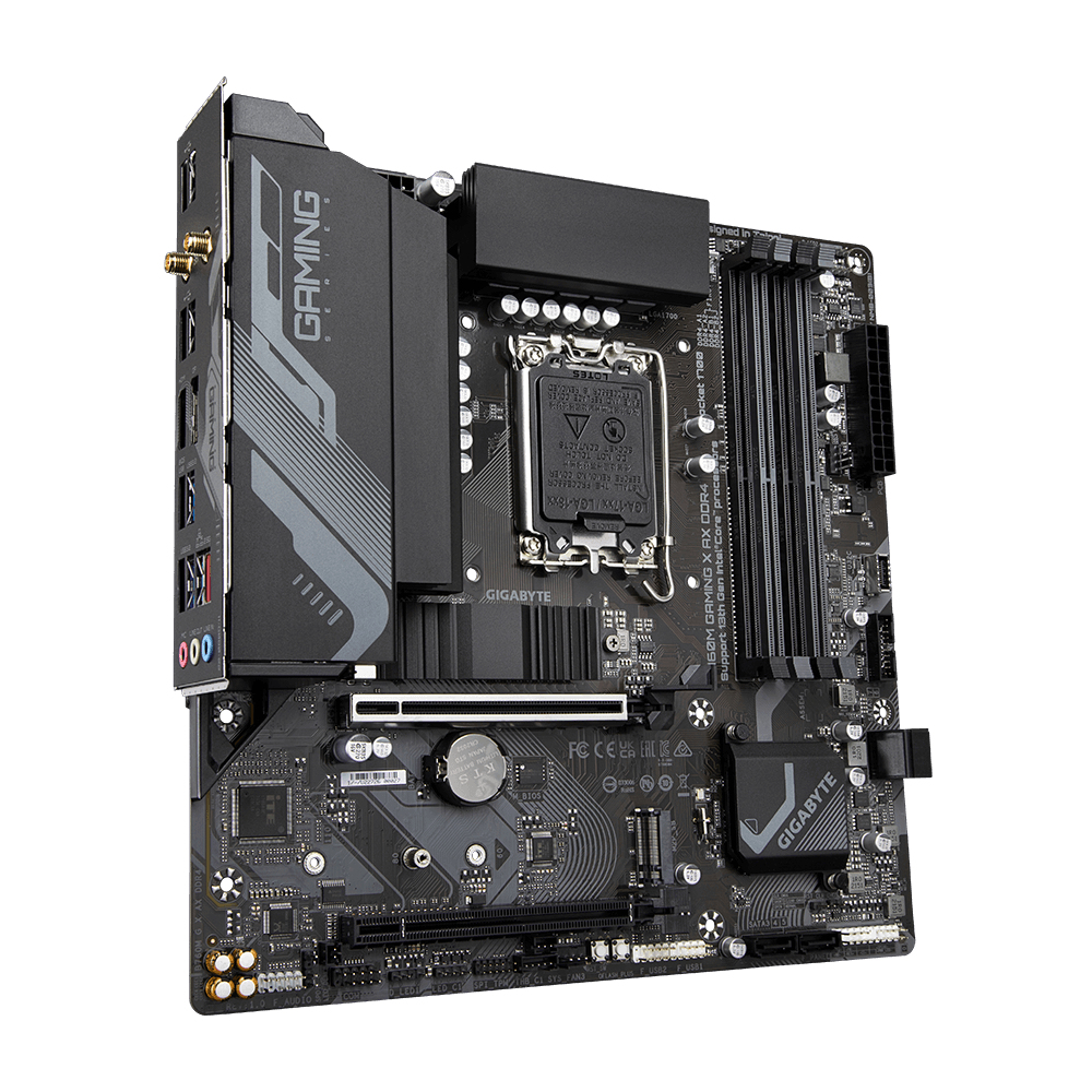 Bekijk afbeelding 3 van Gigabyte 1700 B760M GAMING X AX DDR4 - DDR4/M.2/DP/HDMI